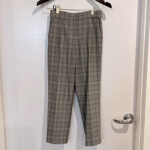 Aritzia Babaton Conan Pants in Plaid